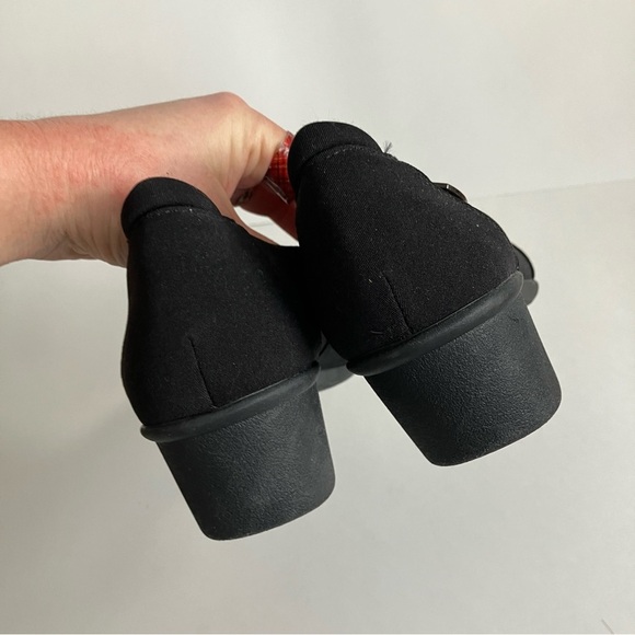 Anne Klein Sport | Wakefield Flex Black Square Toe Flats 10 - Picture 5 of 8